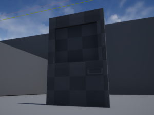 abandoned iron door 3D Model