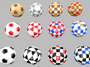 soccer football balls 3D Model
