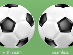 soccer football balls flags of europe 3D Model