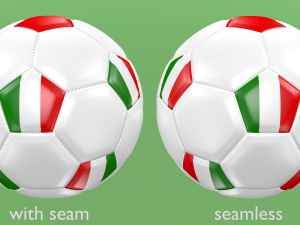 soccer football balls flags of europe 3D 模型