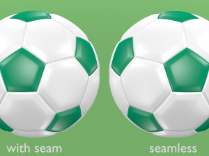 soccer football balls flags of the world except europe Modelo 3D