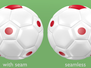 soccer football balls flags of the world except europe Modelo 3D