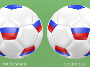 soccer football balls flags of the world except europe Modelo 3D