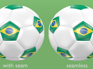 soccer football balls flags of the world except europe Modelo 3D