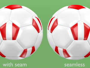 soccer football balls flags of the world except europe Modelo 3D