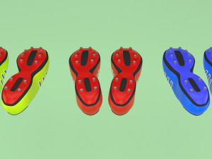 football soccer boots footwear shoes Modelo 3D