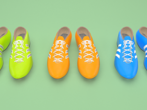 football soccer boots footwear shoes Modelo 3D