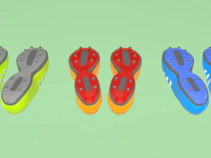 football soccer boots footwear shoes 3D Model