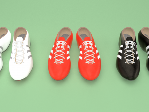 football soccer boots footwear shoes Modelo 3D