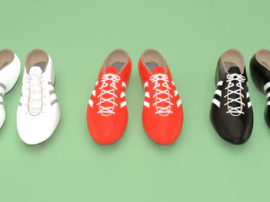 football soccer boots footwear shoes 3D Model