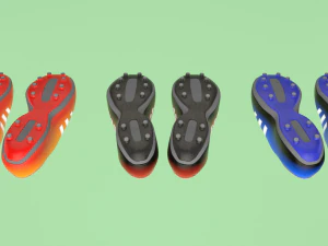 football soccer boots footwear shoes 3D Model