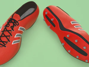 football soccer boots footwear shoes 3D Model