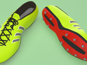 football soccer boots footwear shoes Modelo 3D