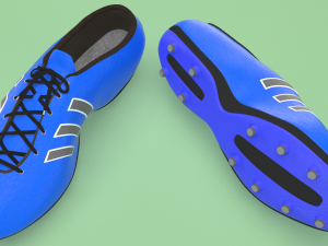 football soccer boots footwear shoes Modelo 3D