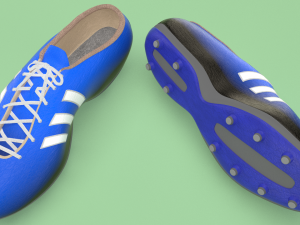 football soccer boots footwear shoes Modelo 3D