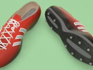 football soccer boots footwear shoes 3D Model