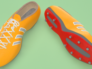 football soccer boots footwear shoes Modelo 3D