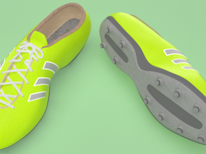 football soccer boots footwear shoes Modelo 3D