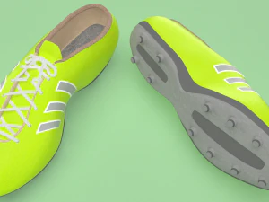 football soccer boots footwear shoes 3D Model