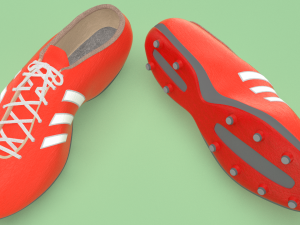 football soccer boots footwear shoes Modelo 3D