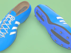 football soccer boots footwear shoes 3D Model