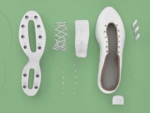 football soccer boots footwear shoes Modelo 3D