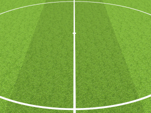 football soccer field markup gates shelters for the bench chairs billboard Modelo 3D