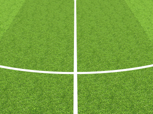 football soccer field markup gates shelters for the bench chairs billboard Modelo 3D