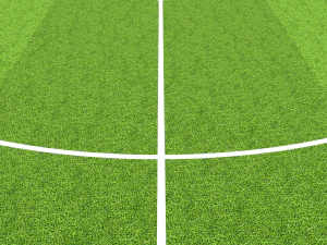 Football terrain de football balisage portes abris pour le banc chaises panneau d'affichage Modèle 3D