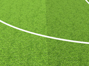 football soccer field markup gates shelters for the bench chairs billboard Modelo 3D