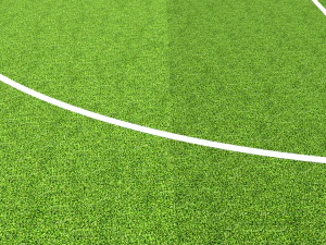 Football terrain de football balisage portes abris pour le banc chaises panneau d'affichage Modèle 3D