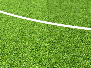 Football terrain de football balisage portes abris pour le banc chaises panneau d'affichage Modèle 3D