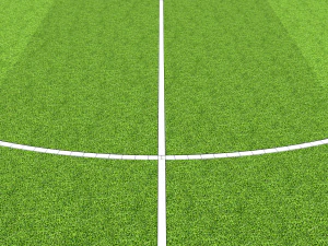 Football terrain de football balisage portes abris pour le banc chaises panneau d'affichage Modèle 3D