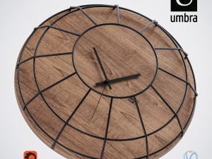 umbra cage wall clock 3D Model