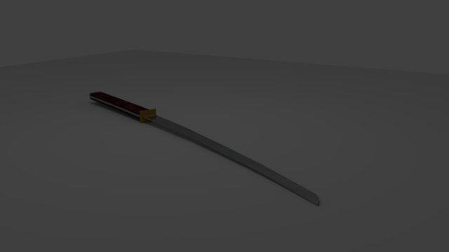 katana 3D Modell .c4d .max .obj .3ds .fbx .stl .blend