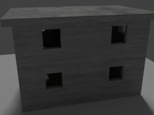 concrete building 3D Model