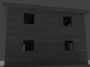 concrete building 3D Model