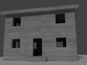 concrete building 3D Model