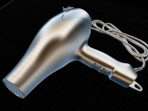 dryer hair 3d 3D-Modell