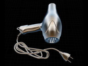 dryer hair 3d 3D-Modell