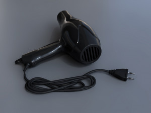 dryer hair 3d 3D-Modell