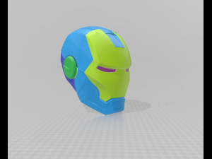 Iron Man 2 Helmet Modello di stampa 3D