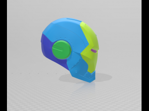Iron Man 2 Helmet Modello di stampa 3D
