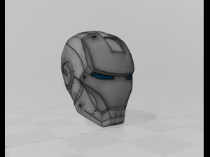 Iron Man 2 Helmet Modello di stampa 3D