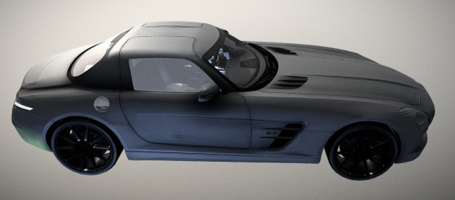 mercedes benz sls 3D Модель .c4d .max .obj .3ds .fbx .stl .blend 