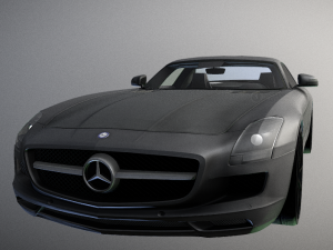 mercedes benz sls 3D Модель