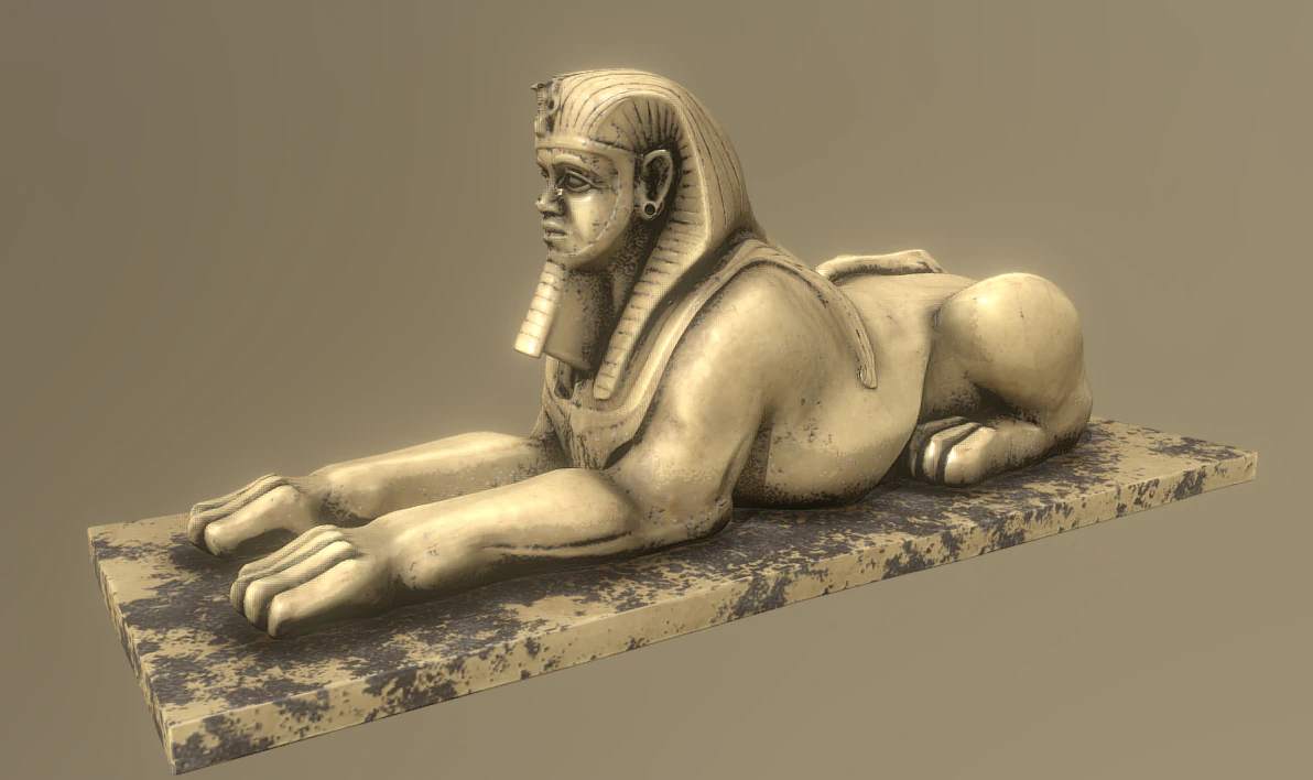human statue 3D Model .c4d .max .obj .3ds .fbx .stl .blend 