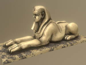 human statue 3D 모델
