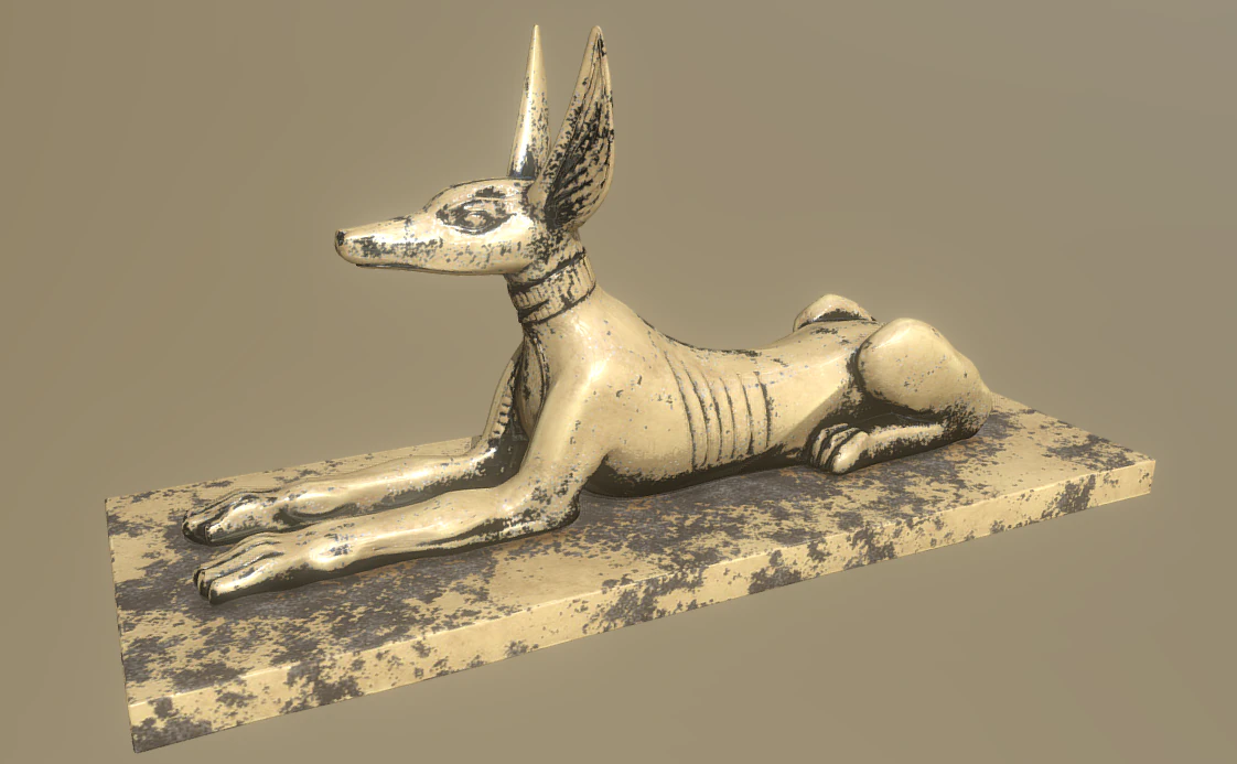 jackal 3D Model .c4d .max .obj .3ds .fbx .stl .blend 