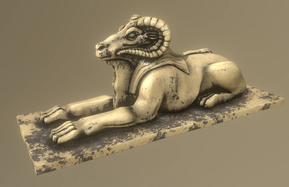 ram 3D Model .c4d .max .obj .3ds .fbx .stl .blend 